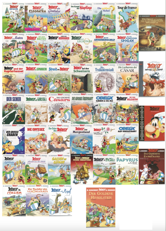 Asterix Sammlung 1-39 + 5 SE