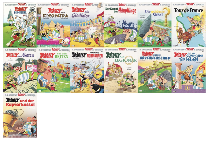 Asterix Sammlung 1-13