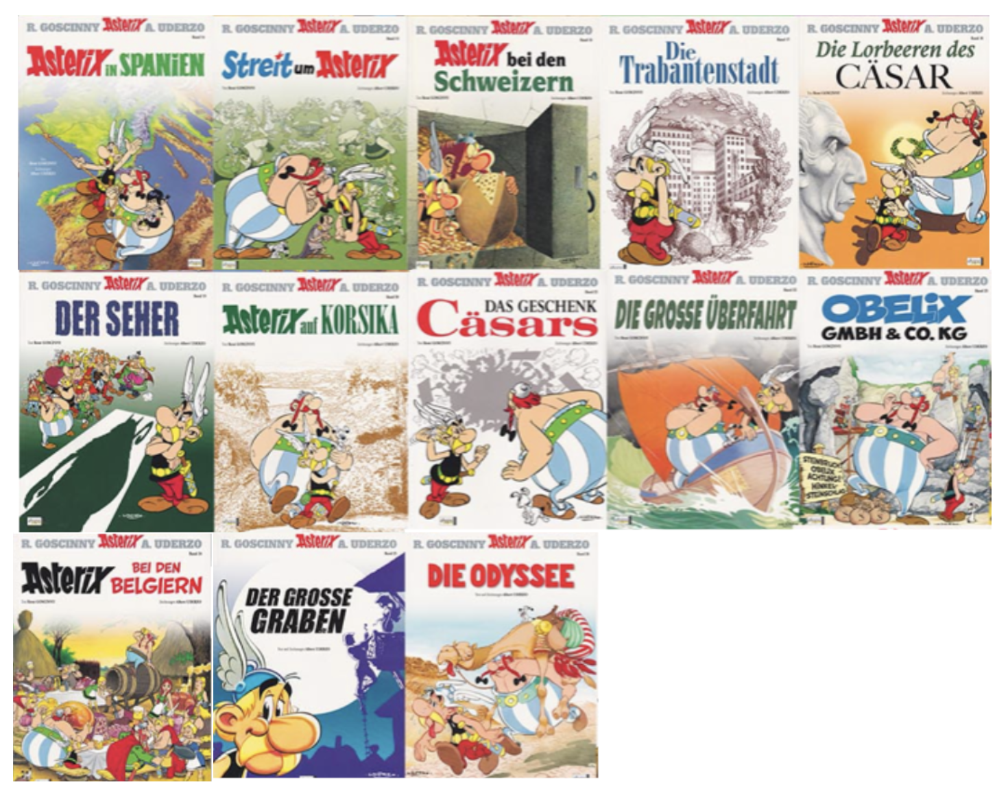 Asterix Sammlung 14-26