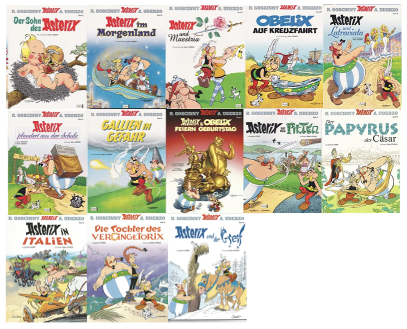 Asterix Sammlung 27-39